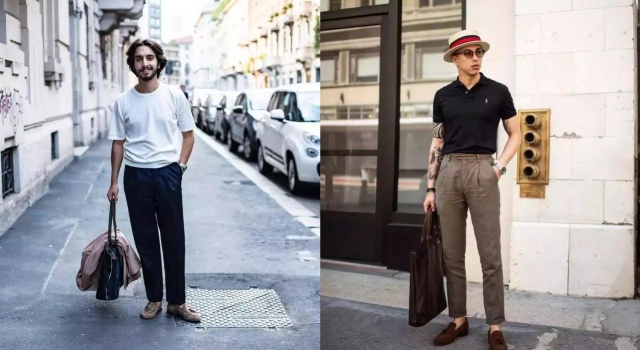 “九分西裤”怎么穿 用“九分西裤”管好你的腿