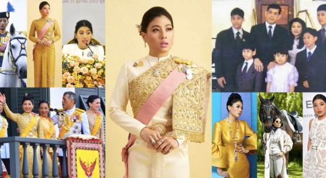泰王小女儿“换装秀”养眼!裹橘粉直筒裙好嫩,化淡妆美出新高度