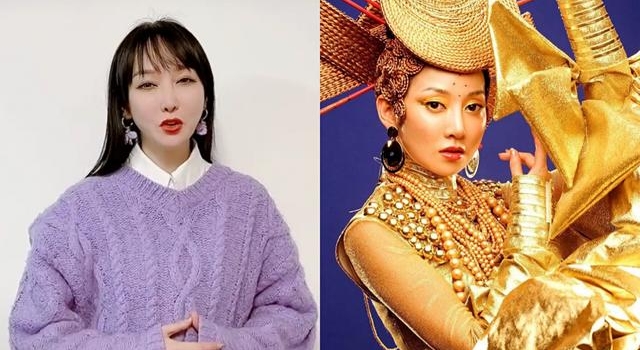 37岁萨顶顶毛衣起球被指廉价,气质温婉眼纹深,跑商演场地简陋