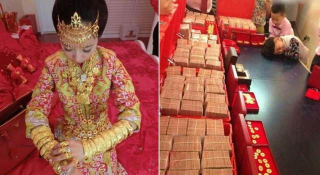 义乌小伙挑68万彩礼提亲 12担彩礼你承受的了吗？