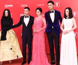 逆时营救主演亮相上海电影节 三个杨幂现身惊坏主持人