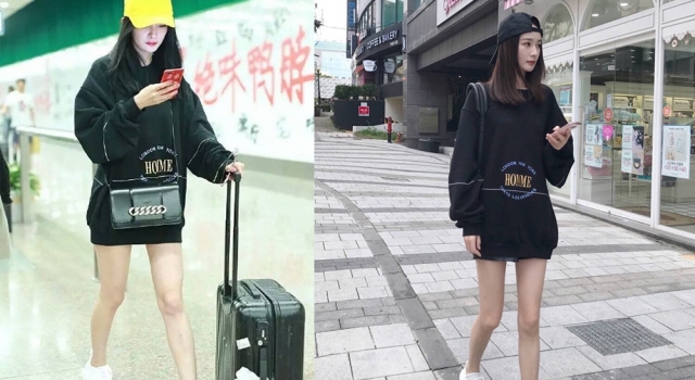 杨幂的替身卓亨瑜晒照惹争议 网友笑称是用生命在模仿