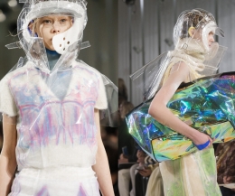 Maison Margiela 2018秋季秀场 PVC的高级时尚感