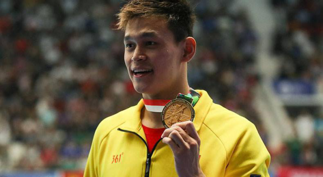 孙杨要求重升国旗 国家尊严神圣不可侵犯