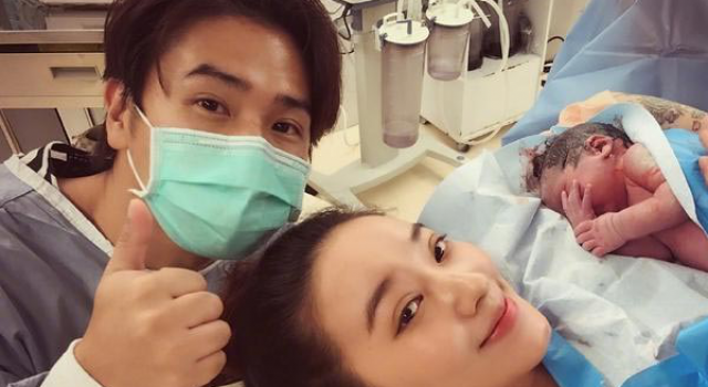 欧弟二胎得女 老婆来不及卸妆!凌晨宣布:母女平安!