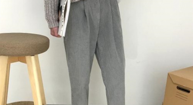 男士灯芯绒裤子搭配  展现秋冬时髦搭配LOOK