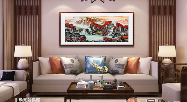 客厅挂什么装饰画好 分析客厅山水画四大优势