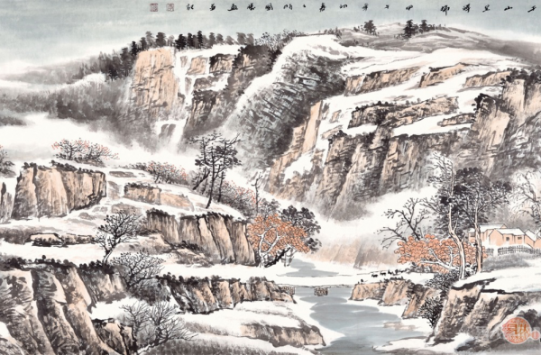 国画雪景山水鉴赏——体悟画家李国胜的冬季山水情怀