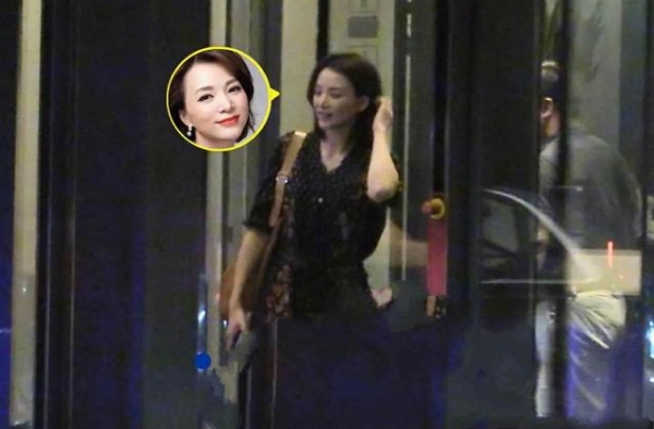 董卿深夜现身酒店谈工作，素颜气质佳，疑为《朗读者》3做准备？