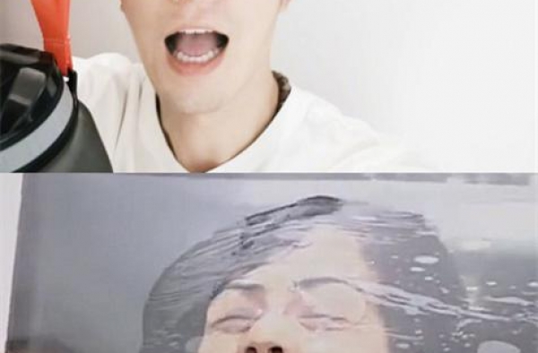 明星接受保鲜膜惩罚，邓超张杰搞笑，看到王嘉尔：被丑到了