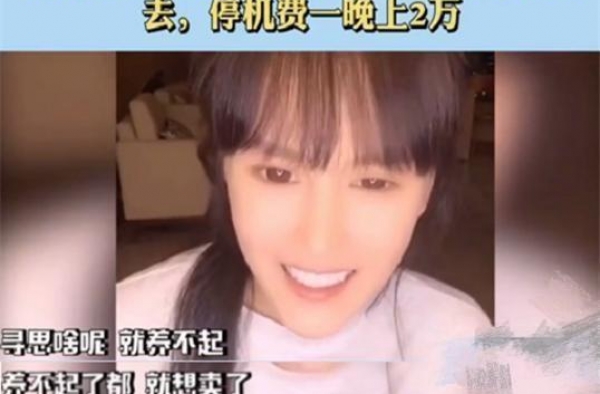 赵本山后悔买飞机？女儿吐槽每天停机费要2万，便宜一半也没人买