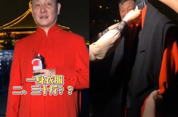 52岁＂歌王＂韩磊罕露面，演出服竟重达30斤！拥吻娇妻超甜蜜