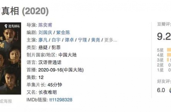 沉默的真相：豆瓣9.2分，这可能是今年最好的国产悬疑剧