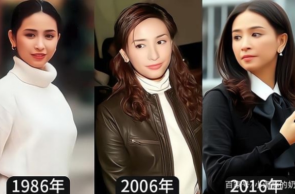 53岁“最美港姐”艳绝香江，和儿子同框若情侣，李嘉欣也让三分