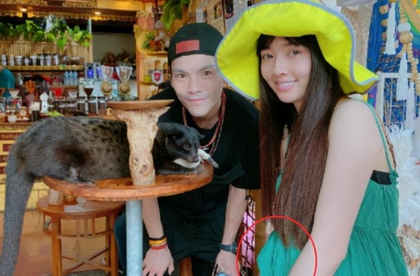 向太抵达台湾等抱孙，隔离酒店内饰豪华，即将陪产心情大好