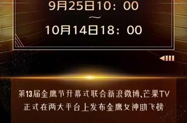 金鹰女神候选名单：第8位女神花落谁家？谁又将成为陪跑明星？