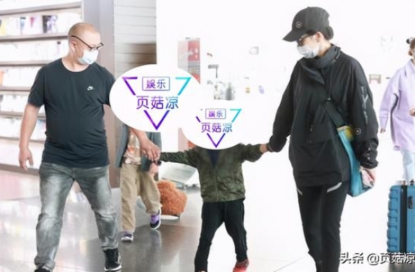 45岁梅婷与老公罕同框，重男轻女太明显，二婚闪嫁摄影师也幸福