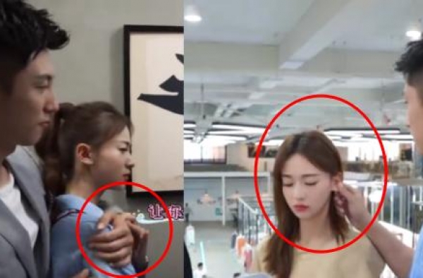 黄景瑜片场紧搂吴谨言，亲密动作很自然！剧组情侣真的存在吗？