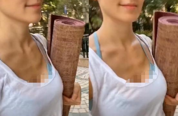 林熙蕾晒照胸前瘦出排骨，皱纹明显脸松弛，昔日性感女神风采不再