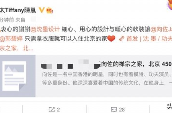 向太晒向佐郭碧婷的北京新房！夫妻入住显恩爱，装修奢华面积超大