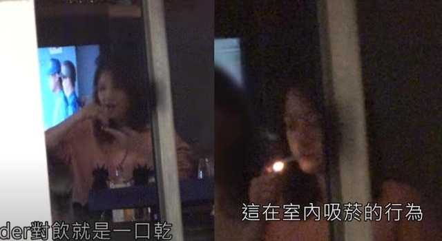 女神变酒神！陈乔恩抽烟喝酒不顾一旁男友，千杯不倒圈内没人能比