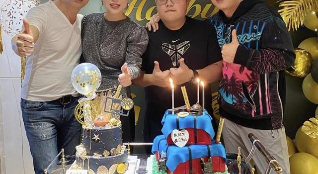 吕良伟19岁儿子有肚腩，长相被疑不是亲生？曾想和甄子丹结亲家