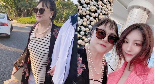 沈腾妈妈打扮富态，亲姐出镜尖下巴抢镜，脸变形认不出完全不像弟